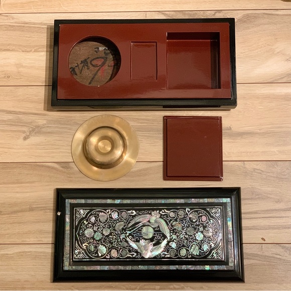 New Vintage Mother of Pearl lidded box - Picture 10 of 14